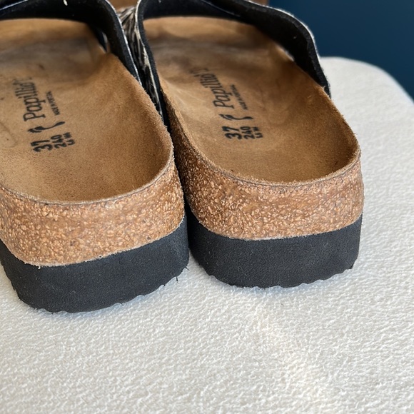 Like new Birkenstock Papillio animal print sandals, size 37. - Picture 5 of 6